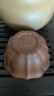 百年利永 宜兴纯全手工紫砂杯原矿清水泥菱花小杯功夫茶具茶杯品茗杯60cc 清水泥（单个） 实拍图