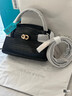CHARLES&KEITH鳄鱼纹凯莉包手提斜挎婚包包女包生日礼物CK2-50270880-1 Black黑色 S 实拍图