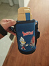 杯具熊（BEDDYBEAR）儿童保温杯带吸管双盖两用儿童水杯316不锈钢学生杯子600ml迪迦 实拍图