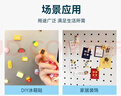 离草 磁吸贴片磁铁贴片3M背胶软磁贴片 冰箱贴黑板纱窗门帘强磁能粘能吸强力贴片  方形50*20*2mm 10片 实拍图