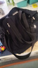 小憨象大容量斜挎包男手提包初中生高中补课包学生补习手提袋拎书袋女孩 黑色【格子兔子+3个徽章】 实拍图