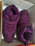 双星老人鞋棉鞋女鞋秋冬季加绒保暖加厚中老年人冬款健步鞋软底中高帮休闲鞋妈妈鞋 BD0051 紫藤色 38 实拍图