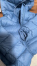 迷你巴拉【防水透湿】男女童保暖连帽三防保暖儿童羽绒外套2025年秋冬新款 冰蓝80935 【白鸭绒-1000+洁净度】 120 【充绒量46.4g】 实拍图