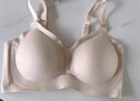 婧麒（JOYNCLEON）哺乳文胸孕妇内衣胸罩上开扣无钢圈孕妇产后喂奶专用美背薄款 肤色【面料升级款 舒适加倍】 L 实拍图
