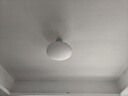 欧普（OPPLE）风扇灯吊扇灯遥控LED照明Ra98餐厅卧室吊灯变频低噪包安装 冰风白 实拍图