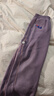 迪士尼儿童裤子春秋装女童卫裤小孩宝宝休闲长裤童装 T91127紫色 130cm  实拍图
