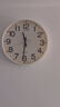 康巴丝（Compas）挂钟客厅简约石英钟表挂墙客厅2024年新款时钟 3439A 白色 41cm 实拍图
