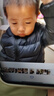迷你巴拉儿童羽绒服男女童厚款保暖连帽棉服防风保暖羽绒外套【防水透湿】 黑色90001 【白鸭绒-1000+洁净度】 90 【充绒量30.7g】 实拍图