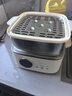 小熊（Bear）电蒸锅 不锈钢 多层大容量智能蒸箱 蒸早餐馒头 9.5L 自动断电炖蒸煮一体机 DZG-B23W1 实拍图
