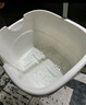 本迪方形泡脚桶加深23cm带手提足浴桶养生家用洗脚按摩盆免安装不漏电 实拍图