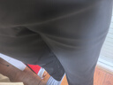 杉杉（FIRS）高弹力牛奶丝男裤秋冬加厚男士商务休闲裤西裤 黑色 35  实拍图