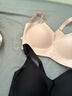 嫚熙（EMXEE）哺乳内衣孕妇文胸喂奶前开扣聚拢有型怀孕期胸罩 【黑色】小奶皮款 柔软舒适 M 实拍图