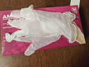 爱马斯（AMMEX）一次性手套PVC100只中码食品级餐饮厨房小龙虾烘培不粘防护手套 实拍图
