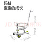 babycare儿童滑板车1-3-6岁多功能遛娃神器宝宝可坐滑滑车周岁礼物 辛德白 实拍图