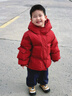齐齐熊（ciciibear）[90绒子三防蓄热]齐齐熊羽绒服宝宝冬季儿童红色新年面包服红品 新年红-白鸭绒-男女同款 100 【充绒量短款88.3g/长款132g 实拍图
