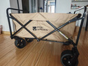 牧高笛（MOBIGARDEN）营地车 户外露营大容量宽轮双刹折叠推车星际 NX23689009 细沙黄 实拍图