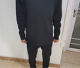 南极人男士保暖内衣男加绒加厚套装秋衣秋裤防寒棉柔打底保暖衣裤黑色XL 实拍图