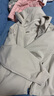 优衣库女装双面穿防风摇粒绒拉链连帽外套户外防水冬季新款479697 479697/30浅米色 XL 实拍图