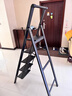 肯泰梯子家用折叠人字梯多功能爬梯加厚铝合金伸缩梯五步工程梯A4-H5 实拍图