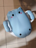 小哈伦儿童马桶婴儿坐便器婴幼儿尿盆小孩宝宝小便器3D软垫坐垫天蓝 实拍图