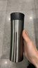乐扣乐扣（lock&lock）掌心商务杯400ML银色 保温杯 杯子 LHC4028S 实拍图