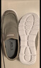 回力一脚蹬男鞋2025秋冬季休闲运动鞋舒适懒人老北京布鞋 浅灰色 40 实拍图