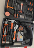 绿林手电钻充电家用组合多功能电钻工具箱套装 12V双速电钻102件套 实拍图