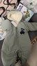 迪士尼（Disney）2025年新生婴儿冬款衣服加绒夹棉宝宝连体衣外出加厚棉衣爬服冬季 BB-反光小熊  绿色(同款鞋套) 80cm 80码(15-20斤左右) 实拍图