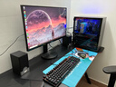 奥伦福特  电脑桌台式家用电竞游戏桌办公书桌简约书房写字桌子 碳纤维纹路单桌-140*60 升级款电竞桌 实拍图