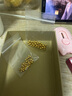 喜上眉梢喜饰黄金古法金珠999足金散珠硬金光面磨砂转运珠路路通圣诞礼物 4mm 重版光珠三颗 0.6g 实拍图