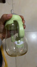 小土豆（potato）婴儿ppsu宽口径带手柄重力球吸管奶瓶配L号4个月以上300ml艾青绿 实拍图