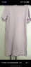顶瓜瓜睡裙女纯棉春夏舒适短袖可外穿睡衣家居服女23337 卷舒蓝 165  实拍图