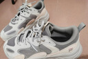 FILA斐乐女鞋跑步鞋火星二代复古老爹鞋运动鞋休闲慢跑鞋MARS Ⅱ 微白/雨雾灰-WA-F12W141116F  37.5 实拍图