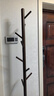 家逸全实木衣架落地衣帽架卧室挂衣架立式挂衣服架子客厅办公室挂包架 实拍图