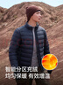 伯希和（Pelliot）轻薄排骨羽绒服男冬800蓬鹅绒保暖外套女冲锋衣内胆11340821蓝XL 实拍图