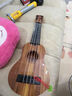 京巧儿童玩具可弹奏尤克里里玩具手工DIY仿真吉他启蒙益智乐器音乐 小号35厘米【原木色】可弹奏尤克里里 晒单实拍图