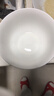 斯凯绨（Sky Top）米饭碗陶瓷小汤碗骨瓷纯白家用乔迁酒店餐具4.5英寸金钟碗4件套装 实拍图