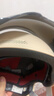 青霄 安全头盔 标准款 新国标 3C认证 抗冲击包裹式防护 电男动女四季车骑通用 卡其色防晒镜片 实拍图