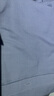 杉杉【DP免烫】长袖衬衫男士蓝色秋季商务休闲纯棉衬衣 灰色小格 38  实拍图