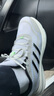 阿迪达斯 （adidas）男女运动鞋耐磨减震透气潮流休闲跑步鞋 亮白/一号黑/浅灰 41 实拍图