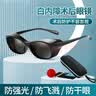 白内障术后专用眼镜老人墨镜青光眼专用白内障护目镜近视防风镜 护目镜（黑色）【阻光 防尘】 实拍图
