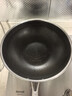 炊大皇 炒锅 304不锈钢炒菜锅煎锅 平底不粘炒锅32cm 可立可视盖不挑灶 实拍图