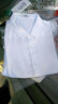 歌世爵薄款透气男装夏季棉麻短袖衬衫翻领休闲青年麻料百搭半袖衬衣青年 白色 XXXL 实拍图