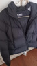 坦博尔连帽羽绒服女泡芙短款韩版面包服小个子秋冬外套TBF530360D 黑色 S (160)（建议体重110斤-120斤） 实拍图