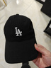MLB帽子男女棒球帽子秋夏鸭舌帽户外休闲软顶送礼3ACP7701N-07BKS 实拍图