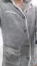 自由系秋冬男士睡衣加绒珊瑚绒保暖家居服舒适休闲套装长款开衫可外穿 实拍图