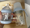 babycare歪头仿母乳新生儿奶瓶礼盒防胀气PPSU防摔4件套 静谧蓝 0-12月 实拍图