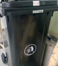 科力邦（Kelibang) 120L户外垃圾桶 大号加厚商用塑料环卫垃圾桶带盖轮工业小区物业翻盖果皮箱 灰色 单个 实拍图