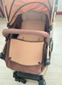ANGI BABY婴儿推车可坐可躺婴儿车轻便折叠新生儿减震高景观双向儿童手推车 轻奢香槟金【一键收车+四轮EVA】 实拍图
