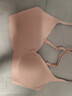 ubras无尺码云感托美背文胸内衣女无钢圈胸罩日常内搭可外穿 淡雅粉色 纤细版（80-100斤） 实拍图